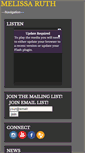 Mobile Screenshot of melissaruthmusic.com