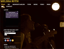 Tablet Screenshot of melissaruthmusic.com